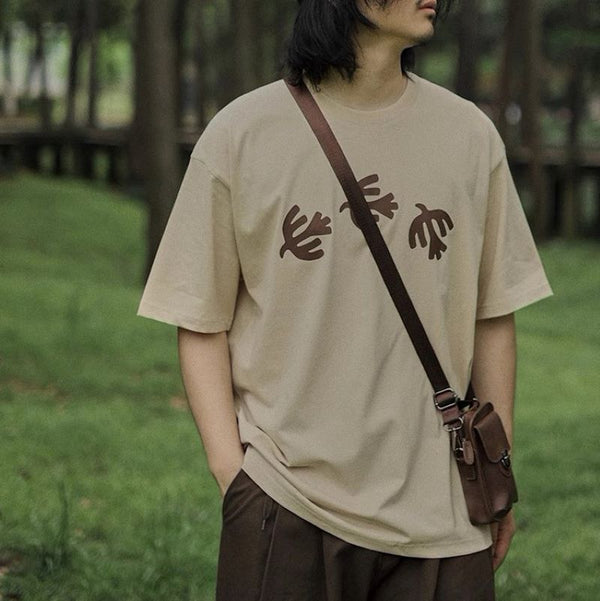 バードプリントTシャツ【IR784】