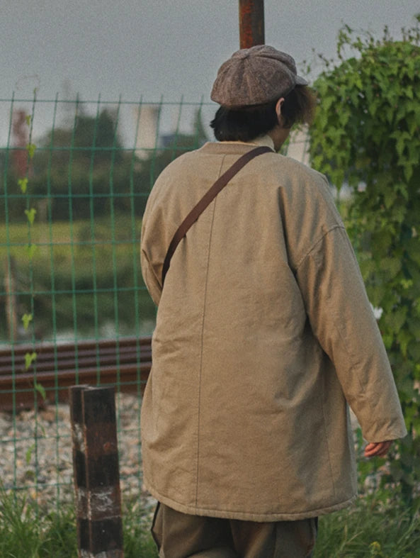 IRUMDROOM/Middle Length Coat/khaki