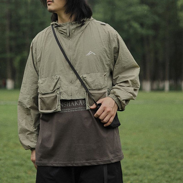 UV cut outdoor short jacket [IR773]