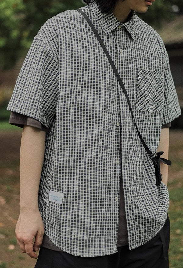 Casual check shirt [IR788]