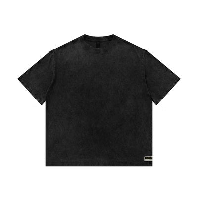 Damaged washed cotton T-shirt [IR813]