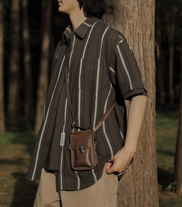 One pocket striped shirt [IR789]