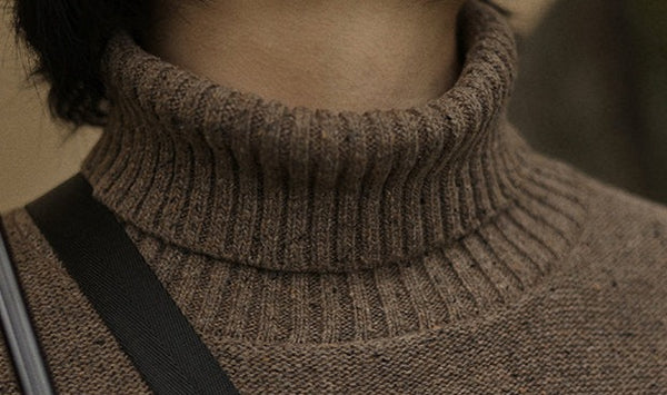 Loose turtleneck sweater [IR862]