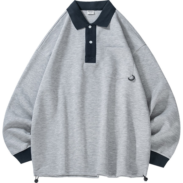 Casual loose polo shirt [IR427]