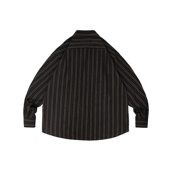 Loose striped shirt [IR841]