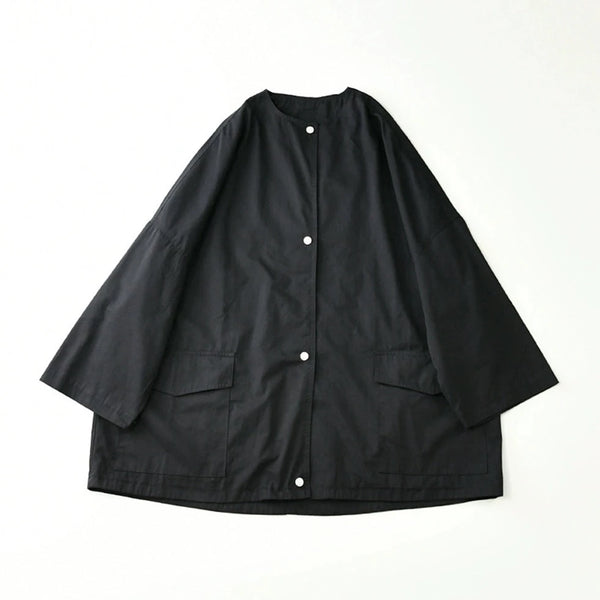 Collarless middle jacket [IR849]