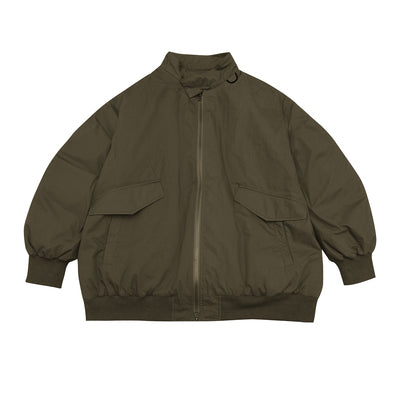 Stand collar cotton jacket [IR857]