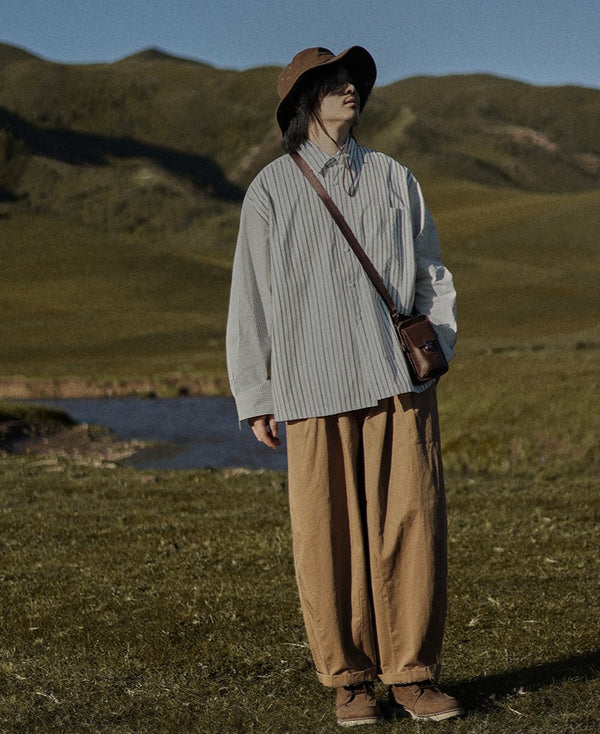 Lantern wide pants [IR845]