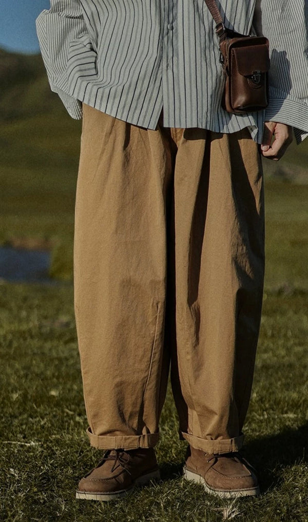 Lantern wide pants [IR845]