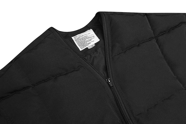 Collarless down jacket [IR864]