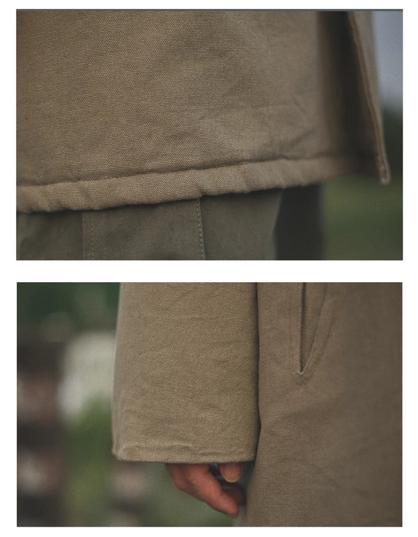 IRUMDROOM／Middle Length Coat／khaki