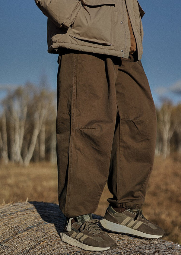 Loose straight wide pants [IR650]