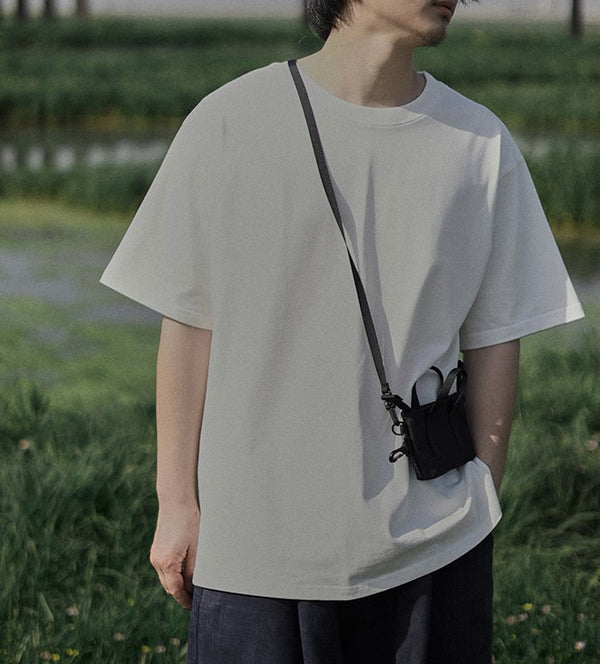 Basic plain T-shirt [IR511]