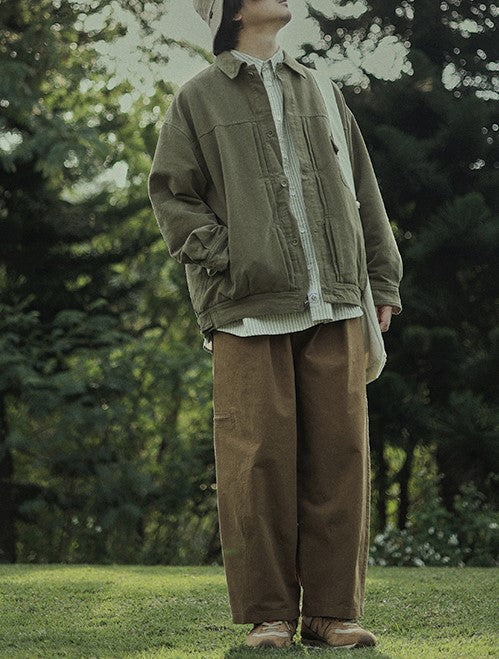 Loose chore jacket [IR429]