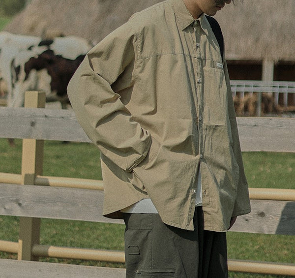 Drawstring sleeve shirt [IR305]