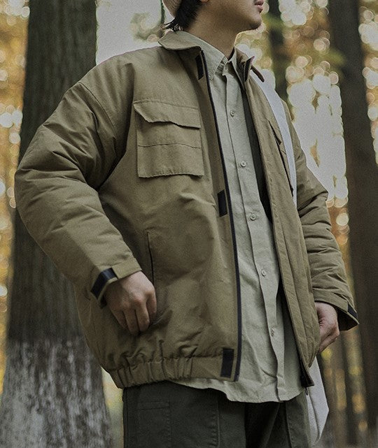 Multi-pocket zip jacket [IR407]