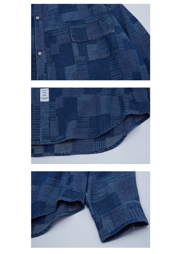 Denim loose shirt [IR005]