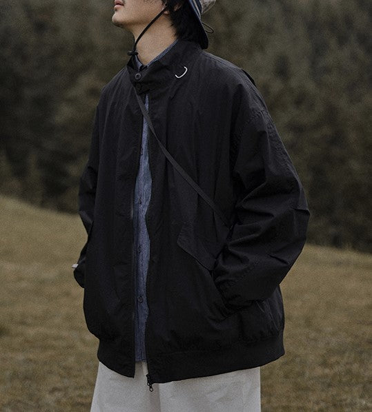 Zip up blouson [IR585]