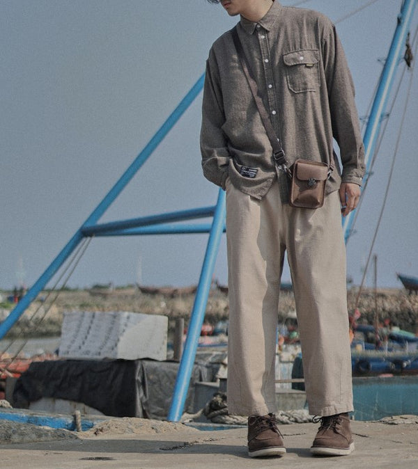 Wide tapered pants [IR316]