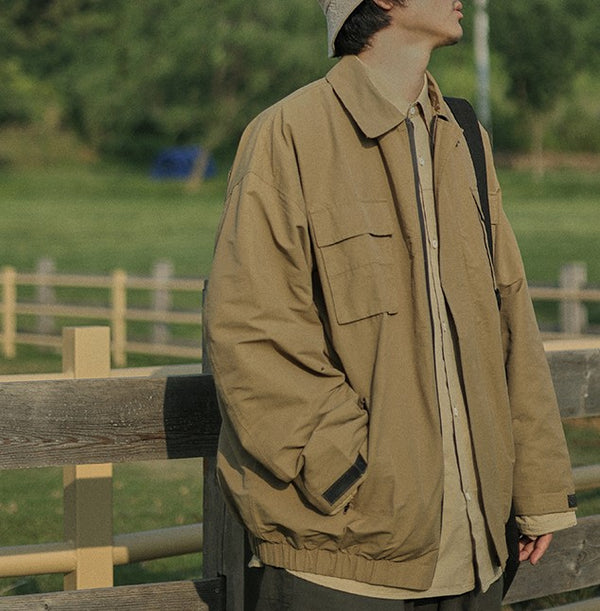 Multi-pocket casual jacket [IR303]