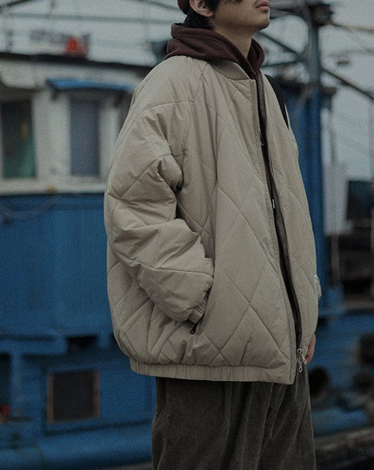 Quilted zip jacket [IR368]