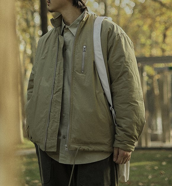 Casual zip blouson [IR404]