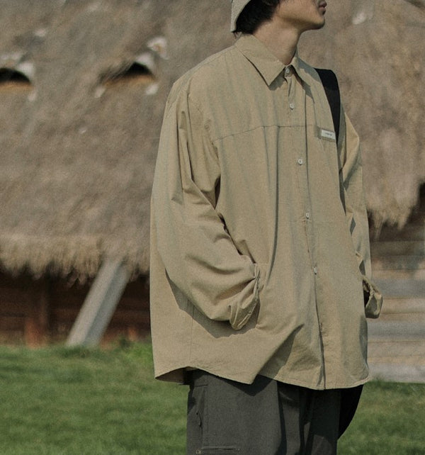 Drawstring sleeve shirt [IR305]