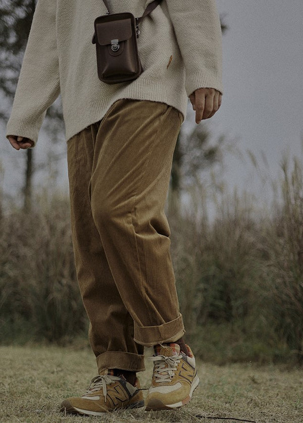 Corduroy casual pants [IR377]