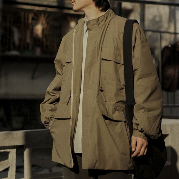 Multi-pocket windbreaker [IR452]