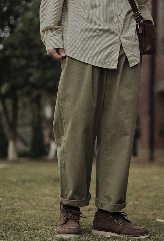 Casual loose straight pants [IR422]