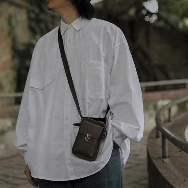 Lantern sleeve loose shirt [IR713]