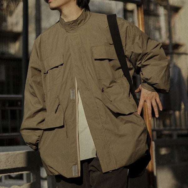 Multi-pocket windbreaker [IR452]