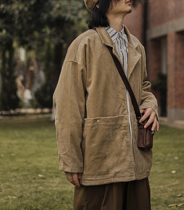 Corduroy loose jacket [IR692]