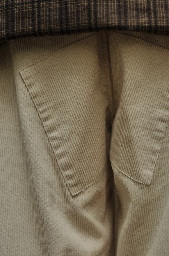 Corduroy wide pants [IR605]