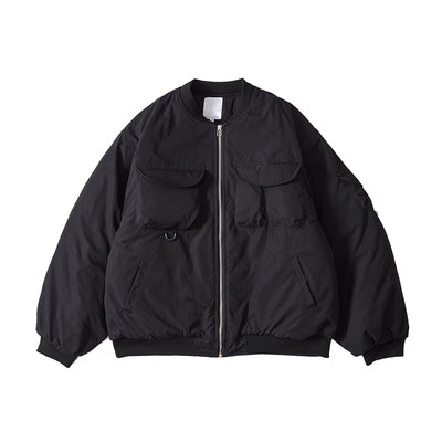 Multi-pocket zip blouson [IR383]