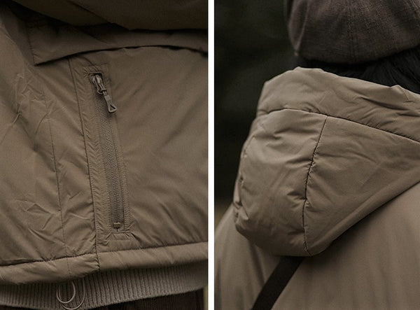 Inner cotton hood jacket [IR680]