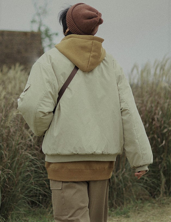 Multi-pocket zip blouson [IR383]