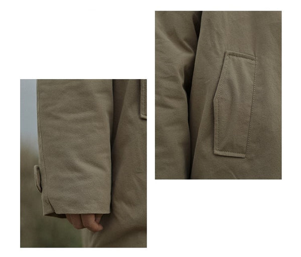 Quilted lining coat [IR385]