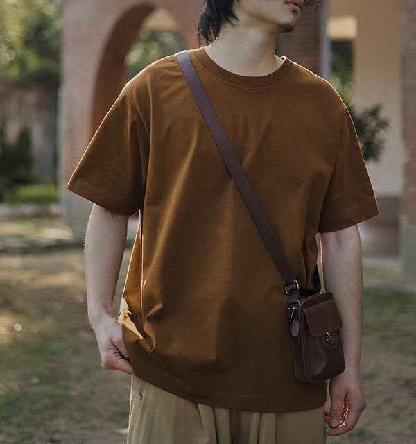 Basic plain T-shirt [IR511]