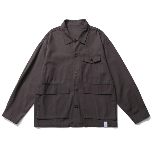 Multi-pocket button jacket [IR293]