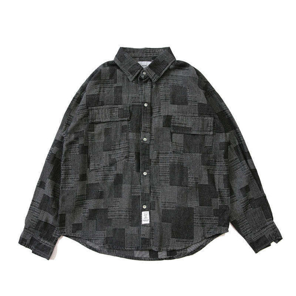 Denim loose shirt [IR005]