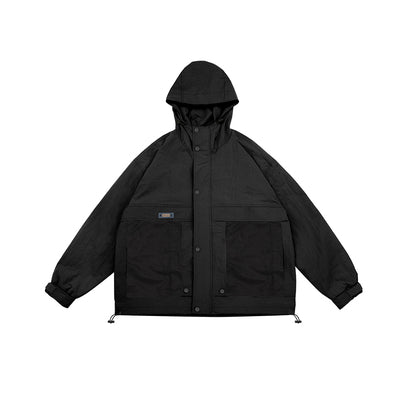 Casual hood mesh outerwear [IR691]