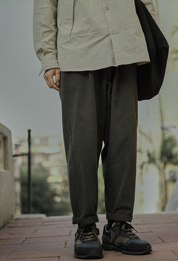 Casual straight long pants [IR453]