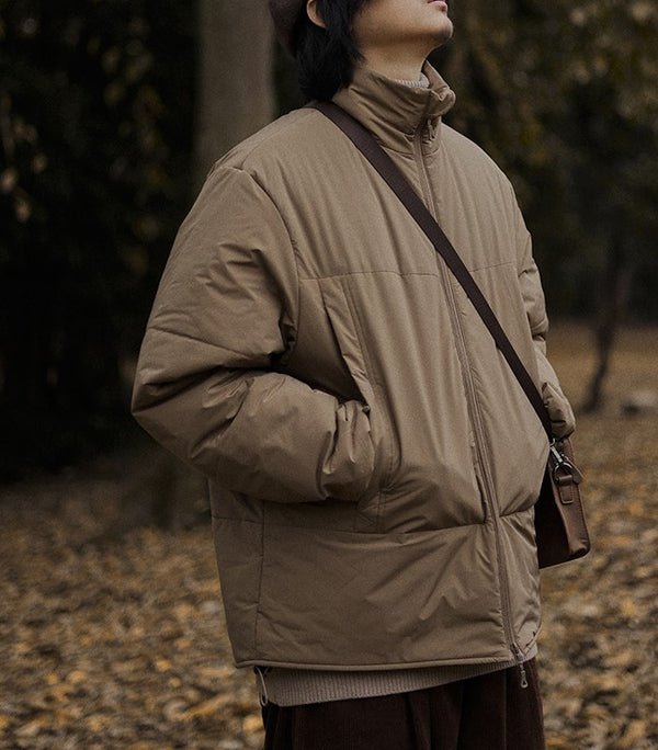 Side pocket cotton jacket [IR681]