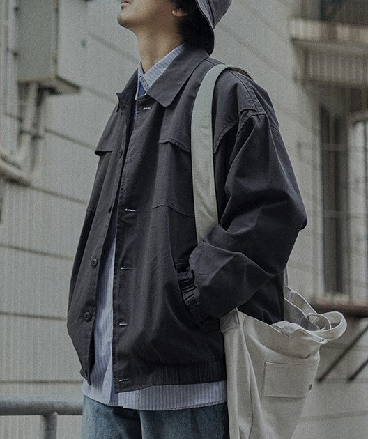 Casual button chore jacket [IR459]