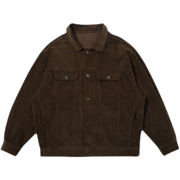 Corduroy button jacket [IR308]