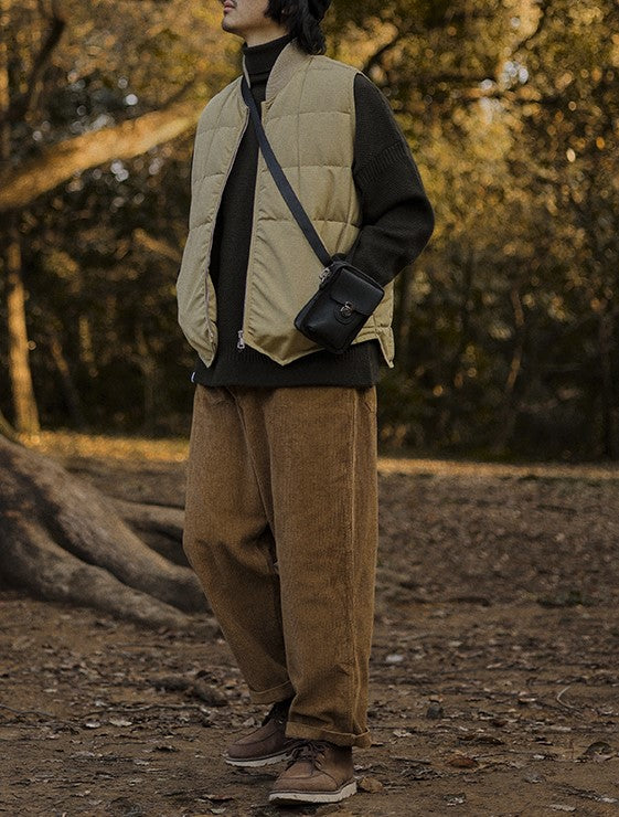 Down zip smart vest [IR675]