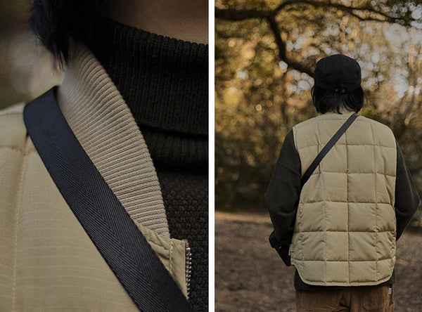 Down zip smart vest [IR675]