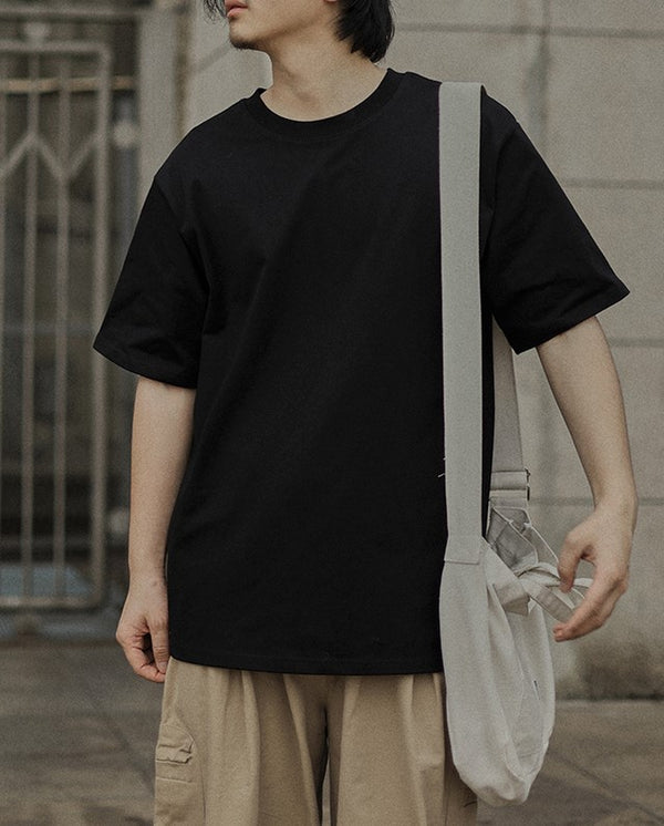 Basic plain T-shirt [IR511]