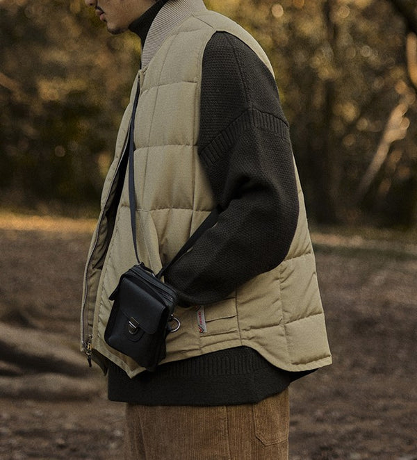 Down zip smart vest [IR675]